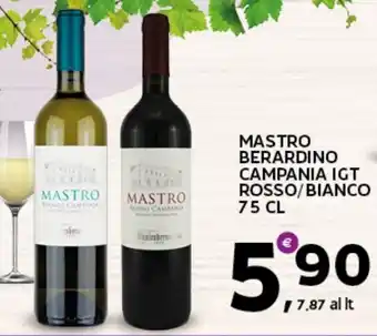 Extra Supermercati Mastro berardino campania igt rosso/bianco offerta