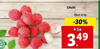 Lidl Litchi offerta