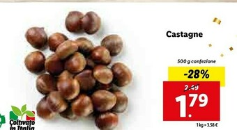 Lidl Castagne offerta