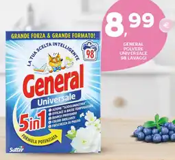Extra Supermercati General polvere universale 98 lavaggi offerta