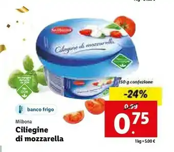 Lidl Ciliegine di mozzarella 150 g offerta