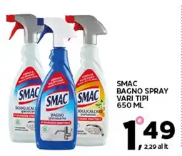 Extra Supermercati Smac bagno spray offerta