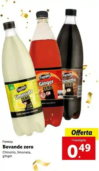 Lidl Chinotto zero 1000 g(ml) offerta