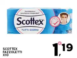 Extra Supermercati Scottex fazzoletti x10 offerta