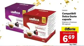 Lidl Compatibili dolce gusto capsule 240 g offerta