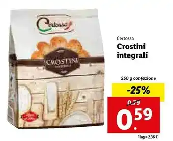 Lidl Crostini integrali 250 g(ml) offerta