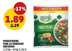 PENNY Minestrone con 16 verdure ORTOMIO offerta