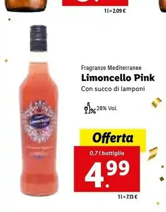 Lidl Fragranze mediterranee limoncello pink offerta