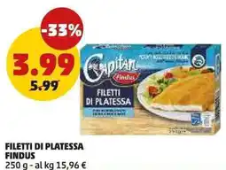 PENNY Filetti di platessa FINDUS offerta