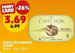 PENNY Carte d'or tiramisù ALGIDA offerta