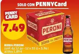 PENNY Birra PERONI offerta