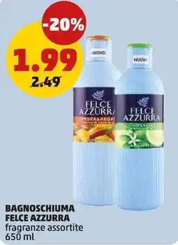 PENNY Bagnoschiuma FELCE AZZURRA offerta