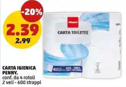 PENNY Carta igienica PENNY. offerta