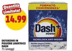 PENNY Detersivo in polvere lavatrice DASH offerta