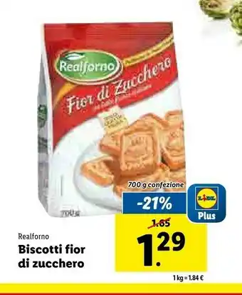 Lidl Realforno - fior di zucchero 700 g(ml) offerta