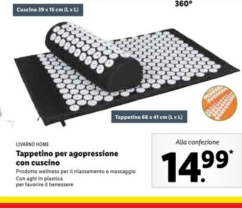 Lidl Tappetino per agopressione con cuscino offerta