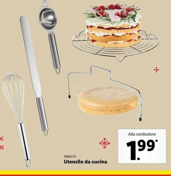 Lidl Ernesto utensile da cucina offerta