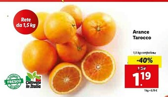 Lidl Arance tarocco offerta