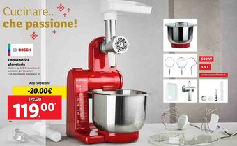 Lidl Impastatrice planetaria offerta