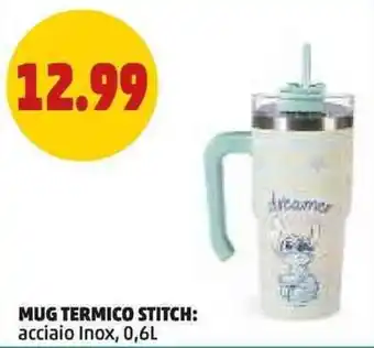 PENNY Mug termico stitch offerta