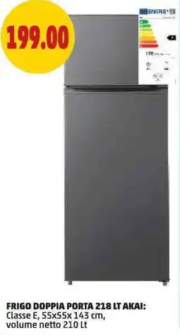 PENNY Frigo doppia porta AKAI offerta