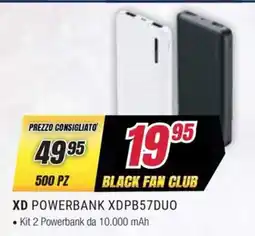 Trony XD POWERBANK XDPB57DUO offerta