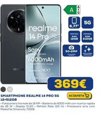 SMARTPHONE REALME 14 PRO 5G 12+512GB