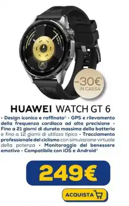 Euronics HUAWEI WATCH GT 6 offerta