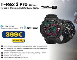 Euronics Amazfit T-Rex 3 Pro 48mm offerta