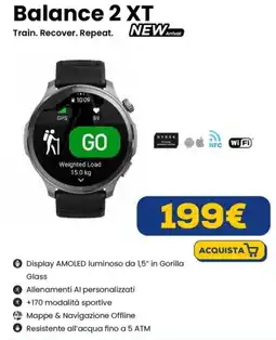 Euronics amazfit Balance 2 XT offerta