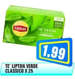 Punto Vigas Te' lipton verde classico x 25 offerta