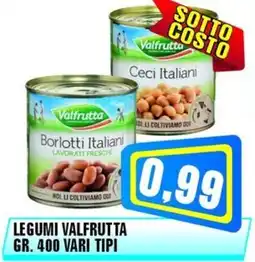 Punto Vigas Legumi VALFRUTTA offerta