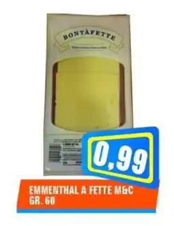 Punto Vigas Emmenthal a fette m&c offerta