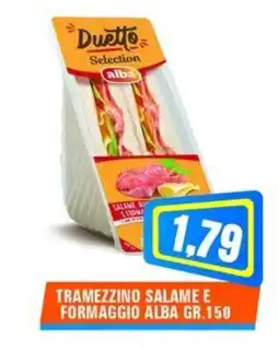 Punto Vigas Tramezzino salame e formaggio alba offerta