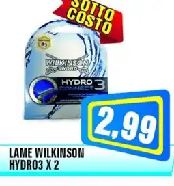 Punto Vigas Lame wilkinson HYDRO3 offerta