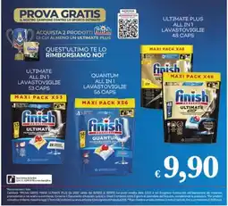 Pilato FINISH Ultimate plus all in 1 lavastoviglie 48 caps offerta