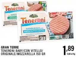 Gecop Gran terre teneroni baby/con vitello/ originale/mozzarella offerta