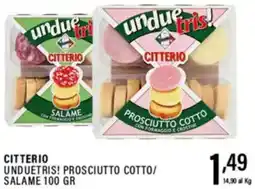 Gecop Citterio unduetris! prosciutto cotto/ salame offerta