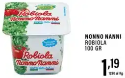 Gecop Nonno nanni robiola offerta