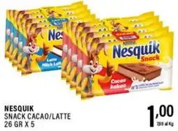 Gecop Nesquik snack cacao/latte offerta
