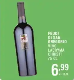 Gecop Feudi di san gregorio vino lacryma christi offerta