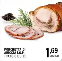 Gecop Porchetta di ariccia i.g.p. trancio l'etto offerta