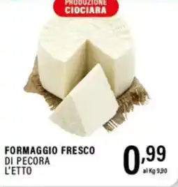 Gecop Formaggio fresco di pecora l'etto offerta