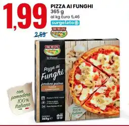 Eurospin Tre mulini pizza ai funghi offerta