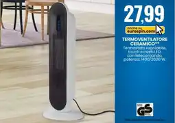 Eurospin Termoventilatore ceramico offerta