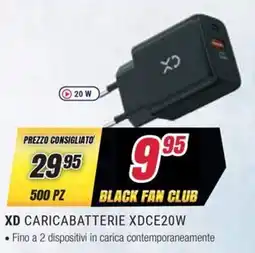 Trony XD CARICABATTERIE XDCE20W offerta