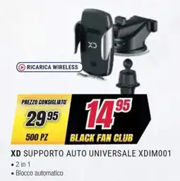 Trony XD SUPPORTO AUTO UNIVERSALE XDIM001 offerta