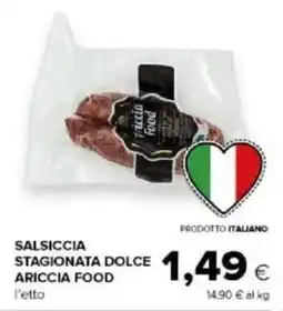 Tigre Amico Salsiccia stagionata dolce ariccia food offerta