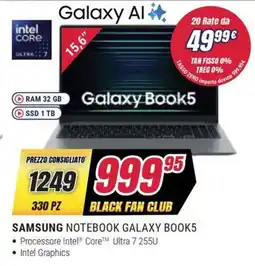 Trony SAMSUNG Notebook galaxy book5 offerta