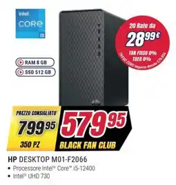 Trony HP DESKTOP M01-F2066 offerta